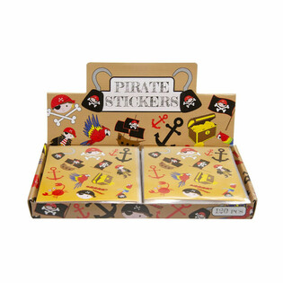 Pirat Fun Klistermärken (120 styck)