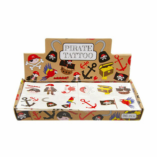 Pirat Fun Tatueringar - Display (96 st)