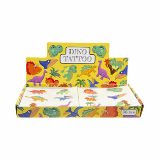 Dinosaurie Fun Tatueringar Display (96 Styck)