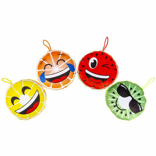 Plysch Smiley Frukt - Mix (24 st)