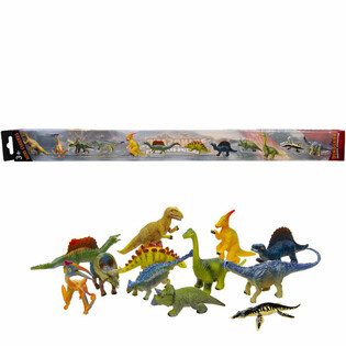 ANIMAL WORLD - MIXADE DINOSAURIEFIGURER (12 st.)