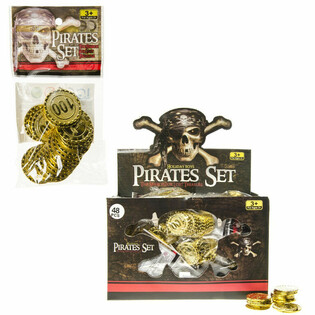 Display 48 påsar Piratmynt