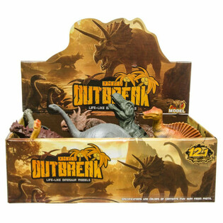 STORA DINOSAURIER - LEKSAKSFIGURER I DISPLAY (12 st.)