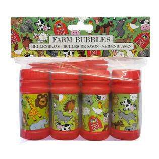 SÅPBUBBLOR 50ML BONDGÅRDSDJUR (4-pack)