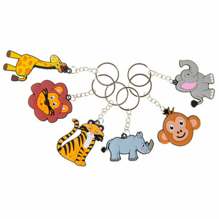 JUNGLEDJUR NYCKELRINGAR (48 st)