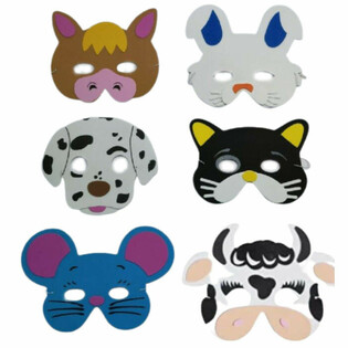 Skummasker Bondgårdsdjur (24-pack)