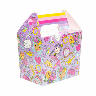 Menybox / Kalasbox Prinsessor 14x10x17 cm (12-pack)