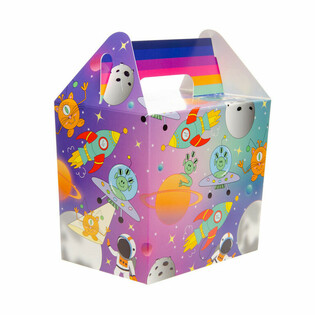 Menybox / Kalasbox Rymden 14x10x17 cm (12-pack)