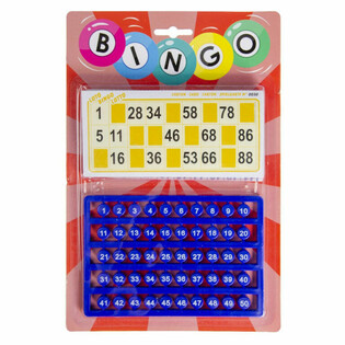 Bingo-spelset p&aring; karta (6 st)