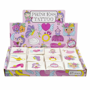 Prinsessa Fun Tatueringar - 48-pack Display