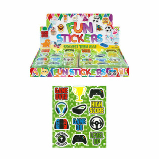 Roliga Klistermärken - Modell: Gamer (120-pack)