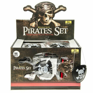 Piratlappar i display (96 stycken)
