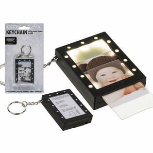 Prisv&auml;rd LED Fotoram Nyckelring (18 stycken)