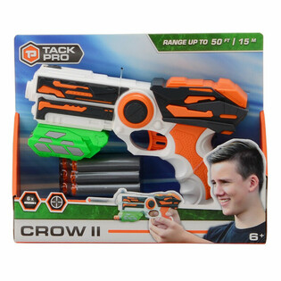 TACK PRO CROW II Pistol med 6 mjuka pilar - 23 cm