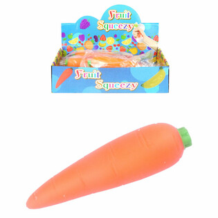 Stor Squeeze Stretchy Morot (12 st i display)