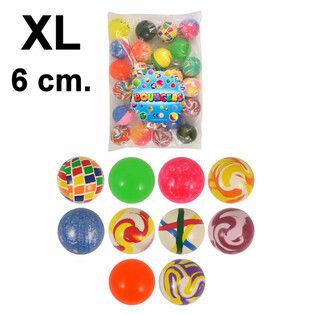 XL Mix Studsbollar &Oslash;6cm (25-pack)
