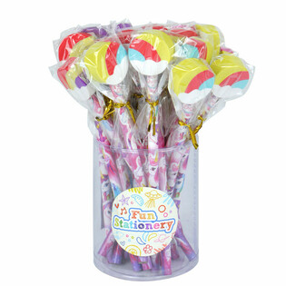 Regnbågs Enhörning Penna med Suddgummi (24-pack)