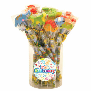 Dinosauriepenna med suddgummi (24 st)