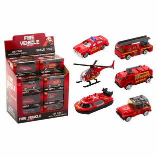 DIE CAST - MIX BRANDFORDON - SKALA 1:64 - I DISPLAY (24 st)