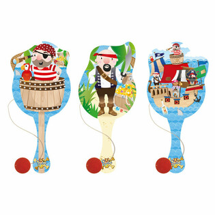 Pirat Paddle Ballspel (12-pack)
