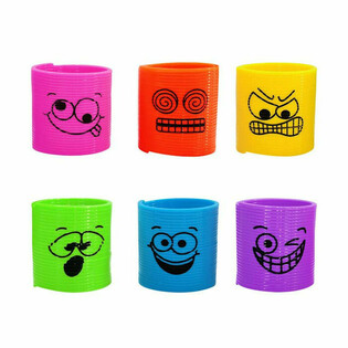 MINI FUNNY FACES SPIRALER &Oslash;3,5 CM (6 st)