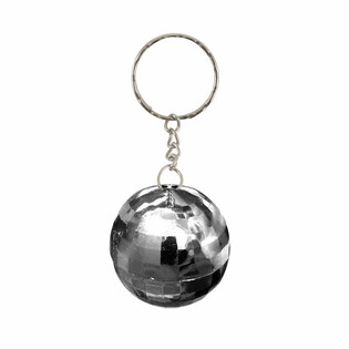 Silver Discoboll Nyckelringar (12-pack)