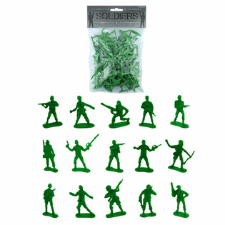 Set med 50 Soldatfigurer (6-pack)
