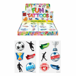 Fun Tatueringar - Modell: Fotboll i Display (96 st)