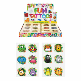 Jungle Fun Tatueringar - Display (96 st)