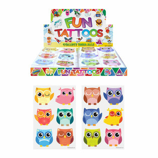 Fun Tattoos Uggla - Display (96 Styck)