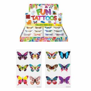 FUN TATTOOS - MODELL: FJ&Auml;RILAR I DISPLAY (96 st)