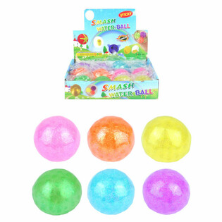 SQUEEZE GLITTERBOLL I DISPLAY (12 st.)