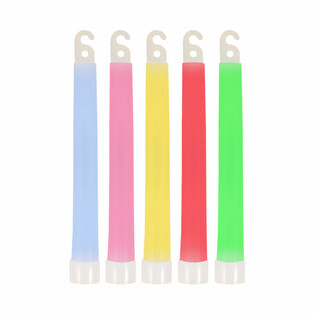 GLOWSTICKS - 15CM MED SNÖRE - FÄRGMIX (25-pack)