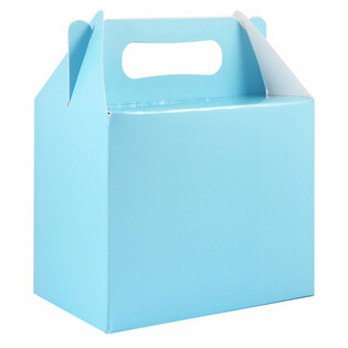 Presentask / Kalasbox Ljusblå 14x18x10 cm (12 st.)