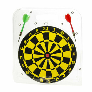 Darttavla inkl. 2 pilar - Diameter 22,5 cm (2 st)