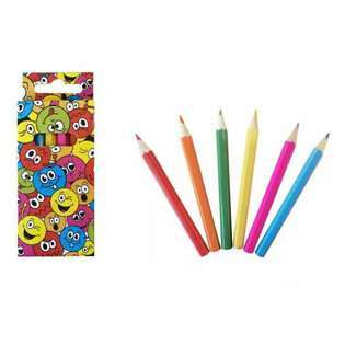 Smiley Färgpennor Set (6-delar) - Displaybox 24 st
