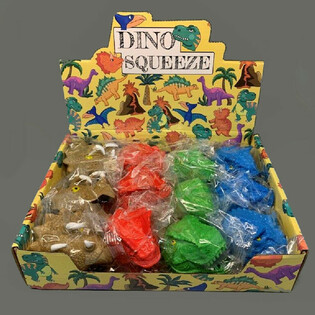 Squeeze Dinosaurie Display (12 st)