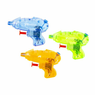 VATTENPISTOLER 9 cm L&aring;nga - MIXADE F&Auml;RGER (48 st.)