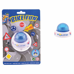 Bike Fun Polissiren - Ljus & Ljud f&ouml;r Barncyklar