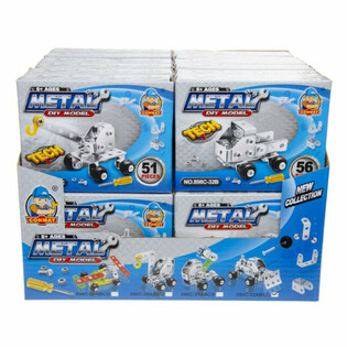 BYGG DITT EGET METALLFORDON I DISPLAY (24 st)