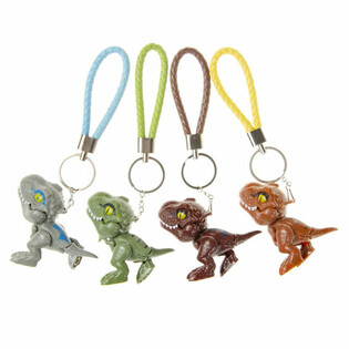 Fingerbitande Dinosaurie Nyckelring (12-pack)