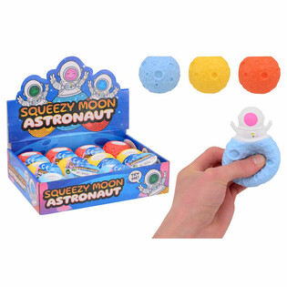 Astronaut Squeezy Moon Ball - I Display (12 st)