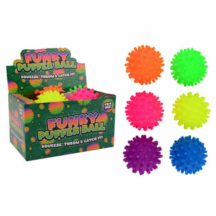 Funny Puffer Taggboll Display (12-pack)