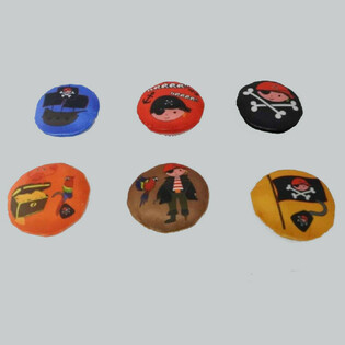 MJUKDJUR PIRAT - DIAMETER: 10 CM (48 st.)