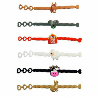 Silikonarmband för barn Bondgårdsdjur (12-pack)