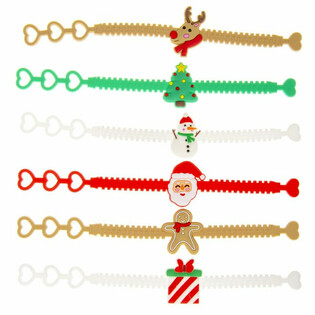Jul-silikonarmband f&ouml;r barn (12 st)