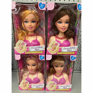Sminkhuvud BEAUTIFUL GIRL S (2-pack)