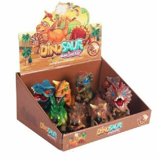 LJUDANDE DINOSAURIEFIGURER I DISPLAY (8 st.)