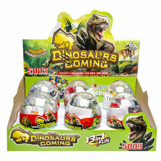 Bricks Byggklossar - Dinosaurie i Kapsel Display (6 st)