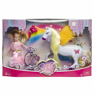 ENH&Ouml;RNING / UNICORN OCH PRINSESSA LEKSET - I LYXIG PRESENTASK (1 st.)